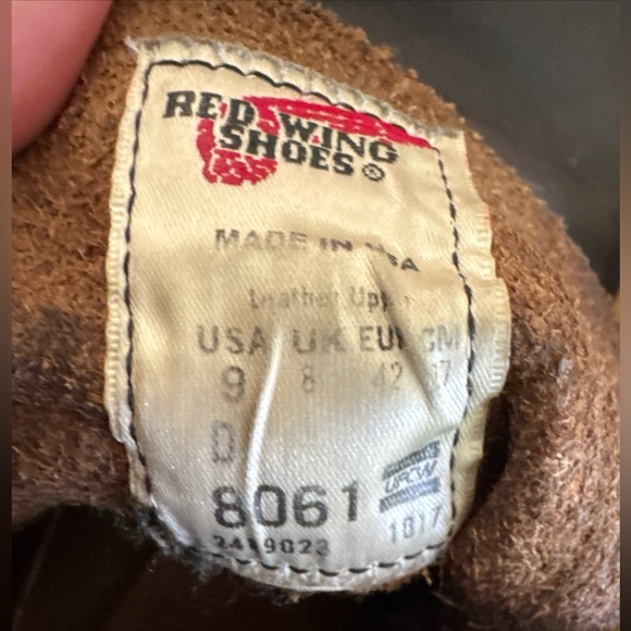 Red Wing Merchant 8061 Ebony Harness Men’s Size 9 - Picture 7 of 8